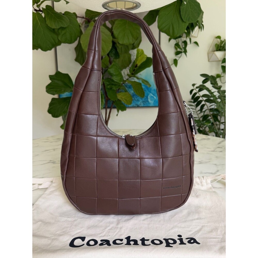 Coach Coachtopia Alter/Ego Crescent Shoulder Bag Upcrafted Leather Maple CCM62